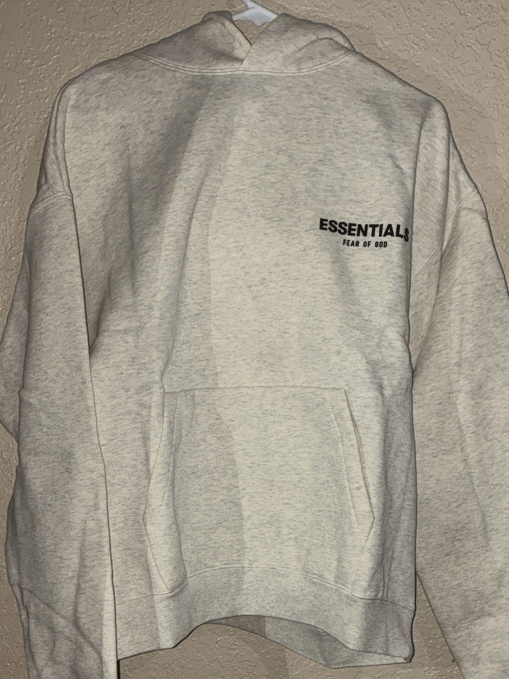 Fear of God ESSENTIALS Light oatmeal hoodie